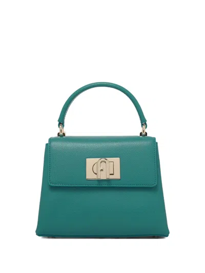 Furla 1927 Mini Tote Bag In Green