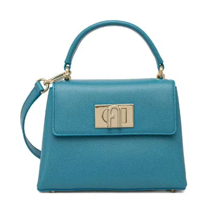 Furla 1927 Olympic Tote Bag In Green-blue