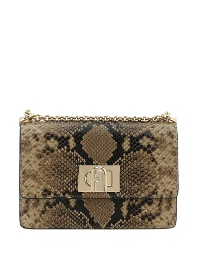 Furla 1927 Mini Crossbody Bag Chain Strap In Purple