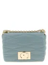 Furla Quilted Shoulder Bag In Blue