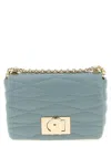 Furla Quilted Shoulder Bag In Gray