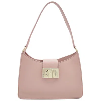 Furla 1927 S Leather Shoulder Bag In Pink