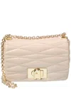 Furla 1927 Small Leather Crossbody 22 In Brown