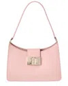 Furla 1927 Small Soft Leather Shoulder Bag In Pink