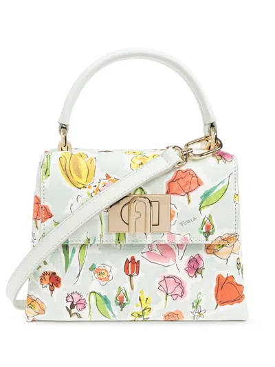 Furla 1927 Toni Cristallo Tote Bag In Green