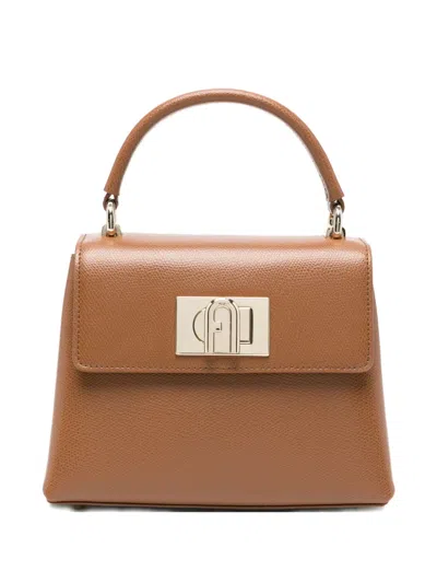 Furla 1927 Tote Bag In Brown