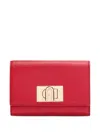 Furla 1927 Tri-fold Wallet In Red