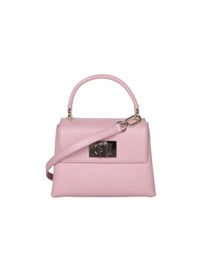 Furla 1927 Twist-lock Mini Tote Bag In Pink