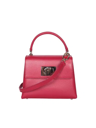 Furla 1927 Twist-lock Mini Tote Bag In Red