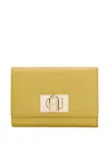 Furla 1927 Twist-lock Wallet In Yellow