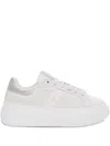 Furla 50mm Nuage Lace-up Platform Sneakers In White