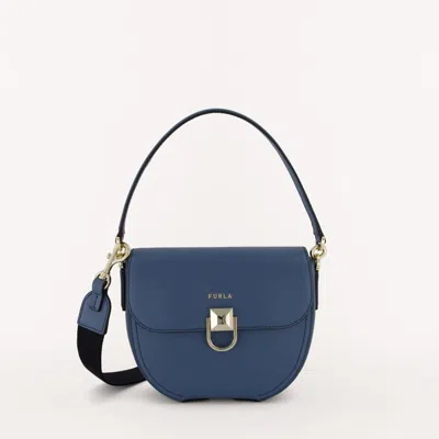 Furla [520好礼] Circe牛皮小号女士单肩包 In Blue