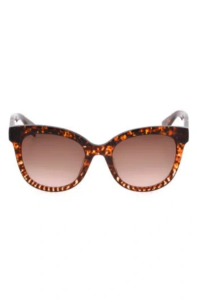 Furla 52mm Oversized Sunglasses In Brown Fantasy
