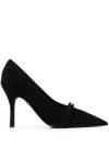 Furla 90mm Logo-plaque Pumps In Black