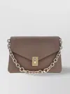 Furla Adjustable Chain Strap Shoulder Bag With Gold-tone Hardware
