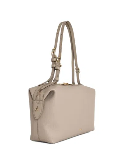 Furla Adjustable-strap Leather Shoulder Bag In Neutral