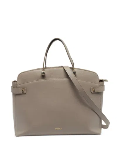 Pre-owned Furla Agata Tote Bag In Neutral