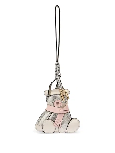 Furla Allegra Bear Charm In Neutral