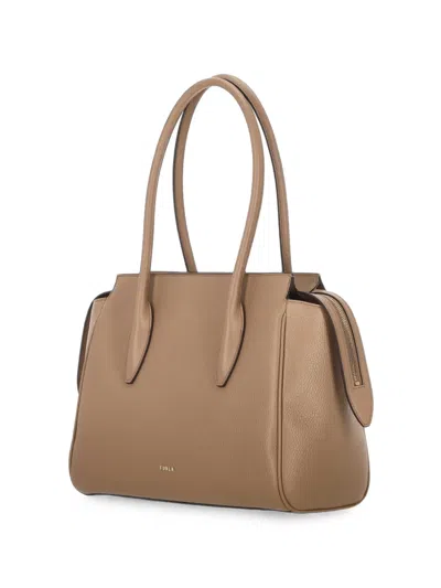 Furla Ambra Tote L In Black