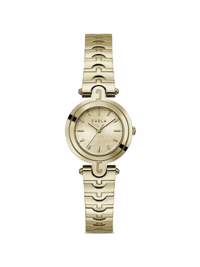 Furla Arch-bar 28mm Watch In Gold