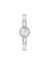 Furla Arco Chain Watch In Silver