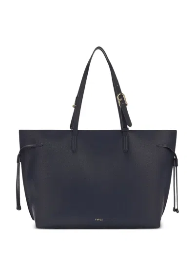 FURLA FURLA " AVA" CALF LEATHER LARGE TOTE WITH ZIP BAG