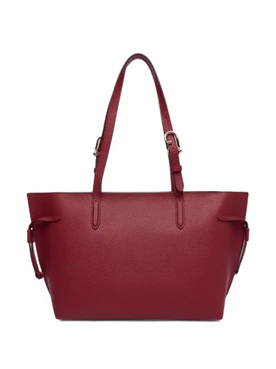 Furla Ava Tote L In Burgundy