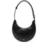 Furla Curved Silhouette Mini Shoulder Bag In Black