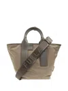 Furla Piuma Color Block Recycled Nylon Bag In Brown