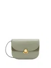 Furla Green Leather Shoulder Bag