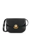 Furla Sfera Shoulder Bag Black In Smooth Leather In Black