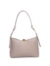 Furla Soft Large Shoulder Bag With Adjustable Strap In Green