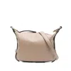 Furla Mini Nuvola Leather Shoulder Bag In Nude