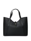 Furla 'silhouette Structured Top Handles' In Black