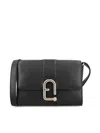 Furla Small Urban Leather Crossbody Bag In Black