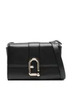 Furla Small Urban Leather Crossbody Bag In Black