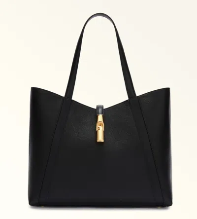 Furla Borsa Goccia L Tote Nera In Black