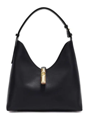 Furla Borsa Goccia M Hobo Nera In Black