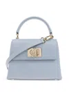Furla 1927 Twist-lock Mini Tote Bag In Grey