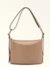 Furla Leather Shoulder Bag In Grey