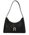 Furla Diamante Shoulder Bags Black In Black