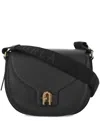 Furla Shoulder Bags With Adjustable Strap And Gold-tone Hardware In Nero+toni Nero