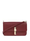 Furla Leather Flap-closure Shoulder Bag In Red