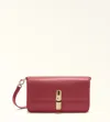 Furla Iride S Cherry Leather Shoulder Bag In Red