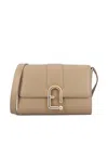 Furla Small Urban S Leather Crossbody Bag In Brown