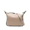 Furla Mini Nuvola Leather Shoulder Bag In Nude