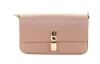 Furla Lock-detail Leather Shoulder Bag In Pink