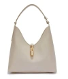 Furla Marshmallow Leather Hobo Bag With Adjustable Handle In Neutral