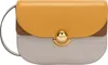 Furla Half-moon Shoulder Bag With Gold-tone Clasp In Multi