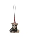 Furla Bear-shaped Bag Charm In Multi
